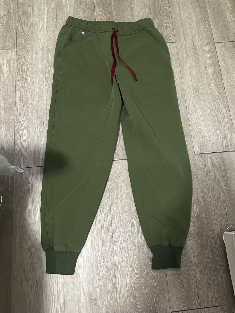 Olive Green figs Scrub Pants